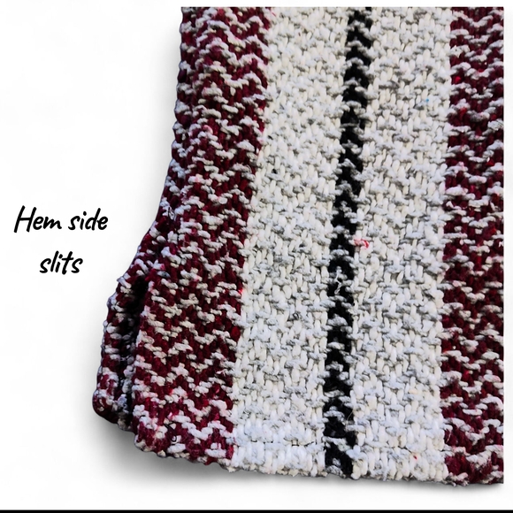 Baja Joe Mexican Baja Hoodie Unisex Size Small - Burgundy and Grey - Picture 7 of 9